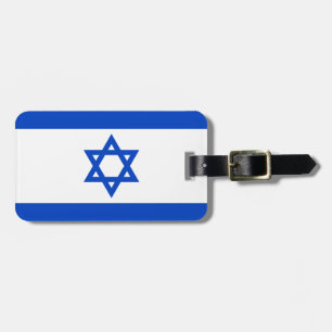 Flag of Israel Easy ID Personal Luggage Tag
