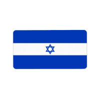 Flag of Israel Labels