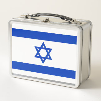 Flag of Israel Metal Lunch Box