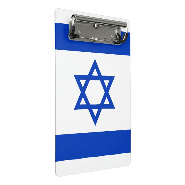 Flag of Israel Mini Clipboard (Angled)