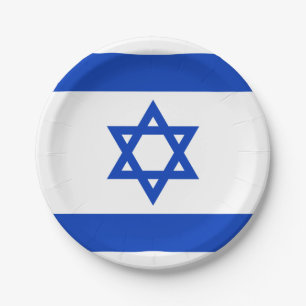 Flag of Israel Paper Plates