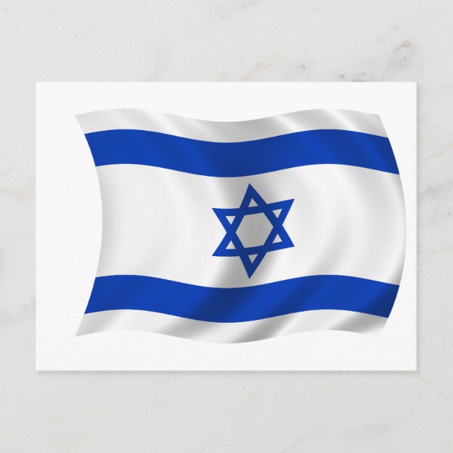 Flag of Israel Postcard (Front)