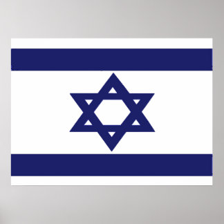 Flag of Israel Poster