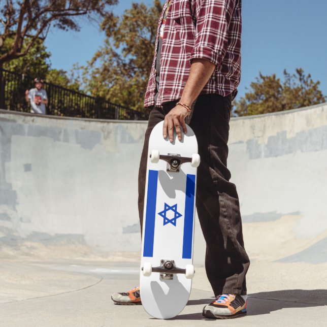 Flag of Israel Skateboard (Outdoor 2)