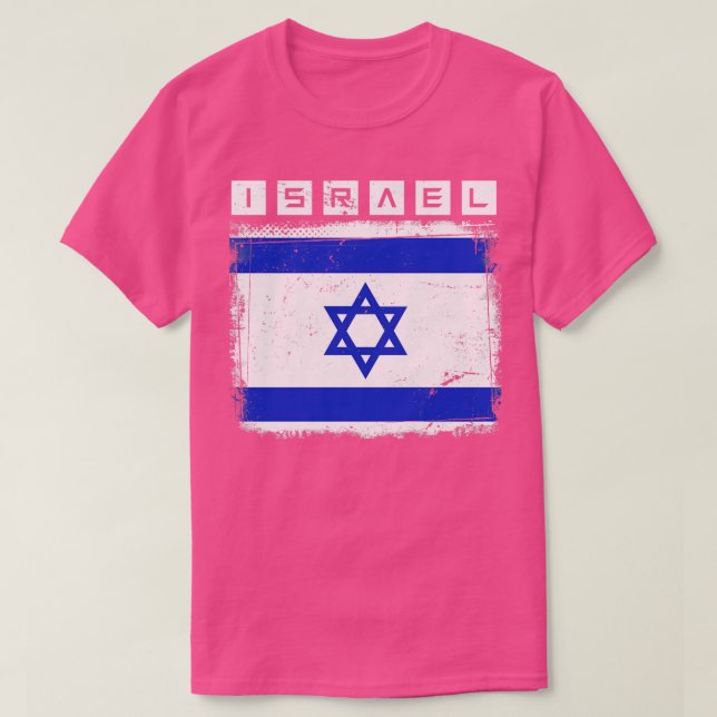 Flag Of Israel T-Shirt (Design Front)