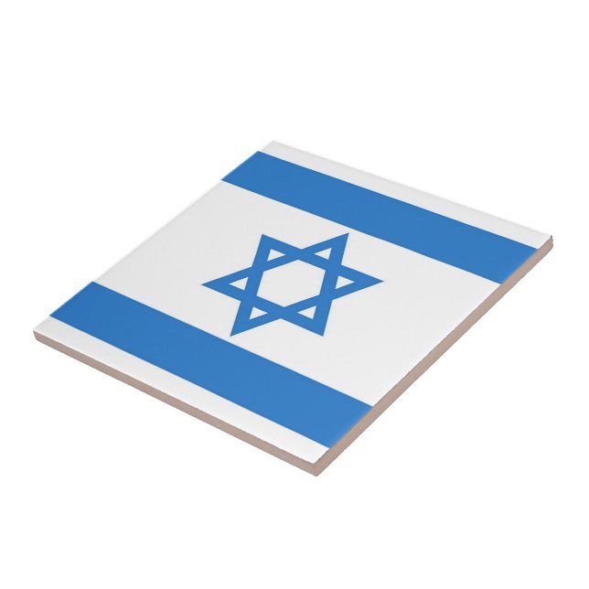 Flag of Israel Tile (Side)