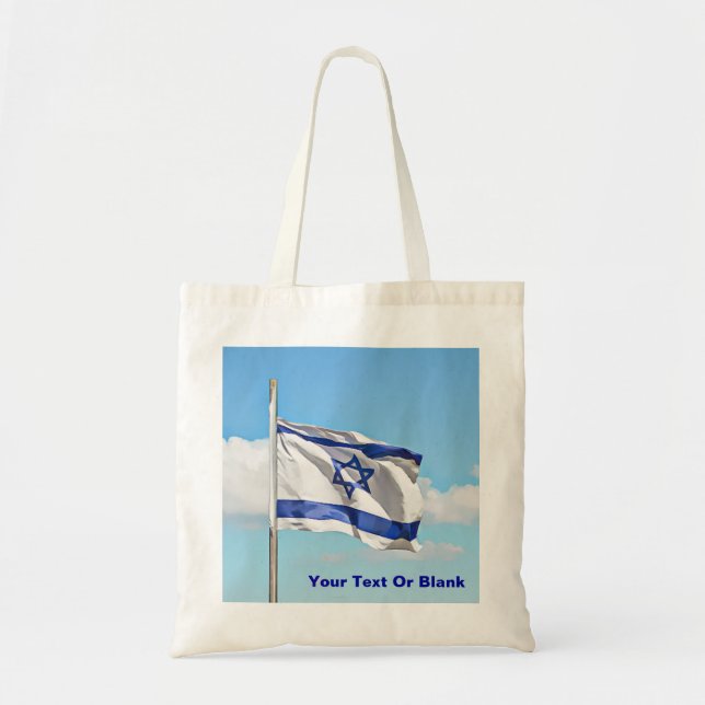 Flag Of Israel Tote Bag (Front)
