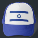Flag of Israel Trucker Hat<br><div class="desc">The Yehudis L Store has created hundreds of Jewish products and is constantly expanding. Tell your friends and send them our link: http://www.zazzle.com/YehudisL*</div>