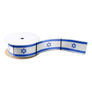 Flag of Israeli Satin Ribbon