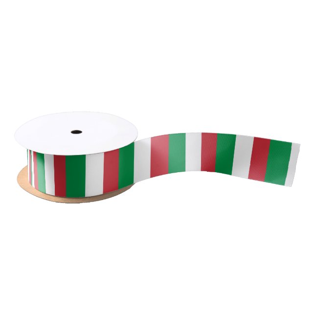 Flag of Italia Satin Ribbon (Spool)