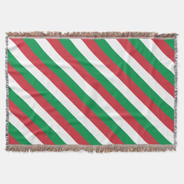 Flag of Italia Throw Blanket (Front)