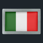 Flag of Italy Belt Buckle<br><div class="desc">Flag of Italy</div>