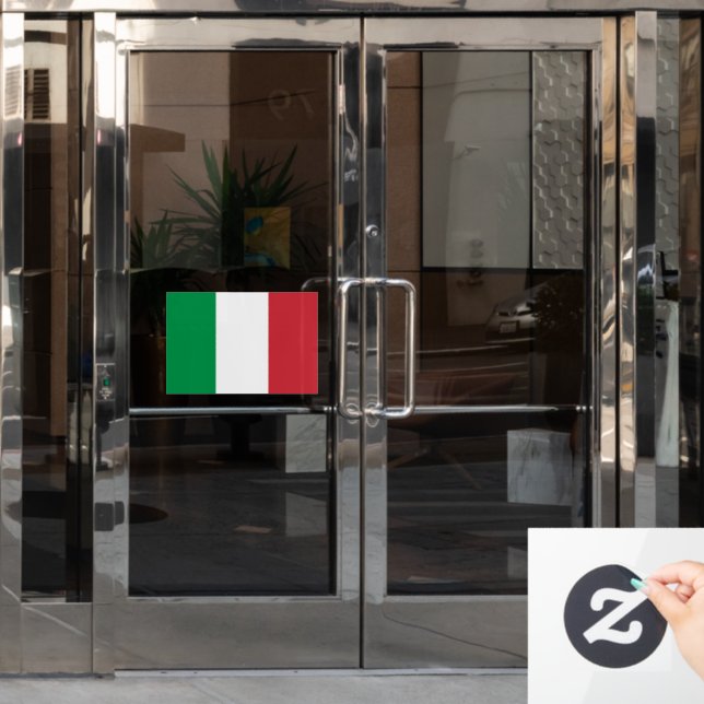 Flag of Italy custom-cut  (Office Door)