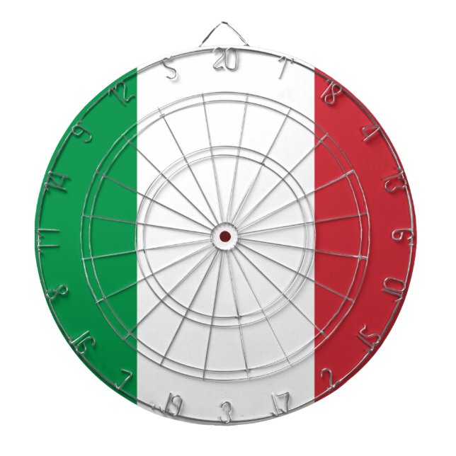 Flag of Italy Dartboard (Front)