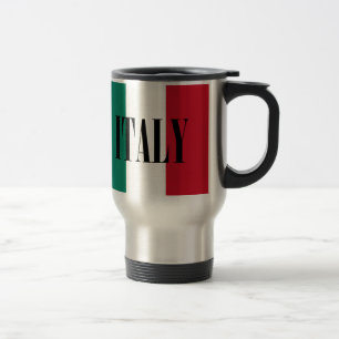 Flag of Italy Italia Italian Il Tricolore Travel Mug