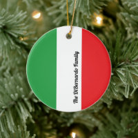 Flag of Italy Italian Flag Personalised 