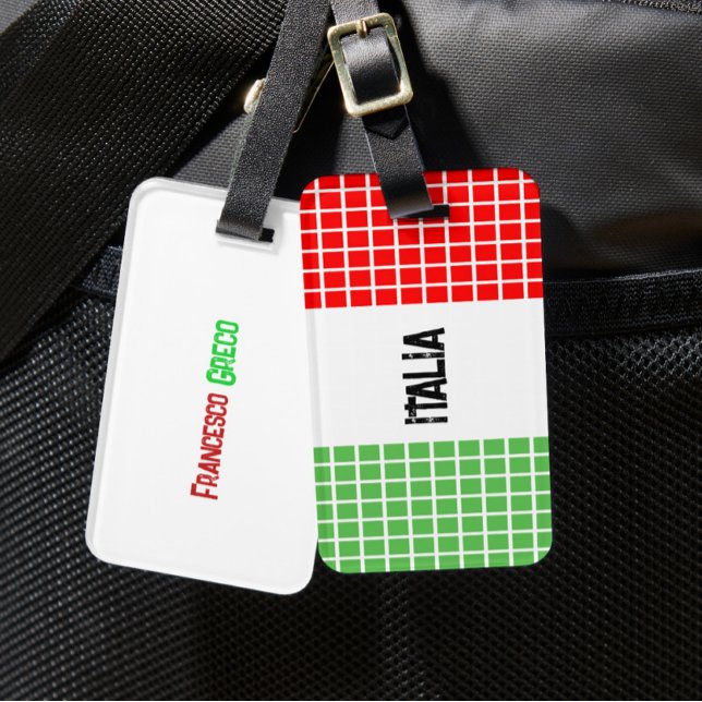 Flag of Italy Luggage Tag (Creator Uploaded)