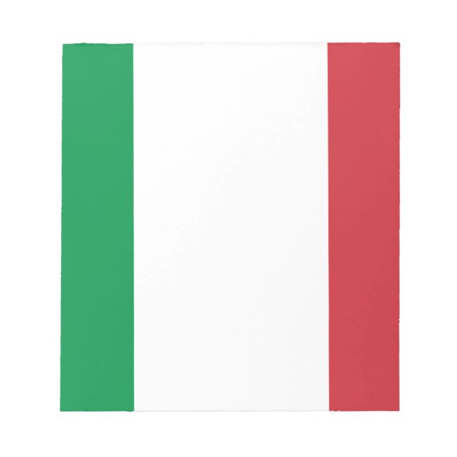Flag of Italy Notepad (Front)