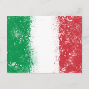 Flag of Italy Postcard