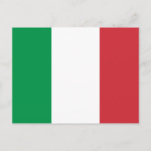 Flag of Italy Postcard