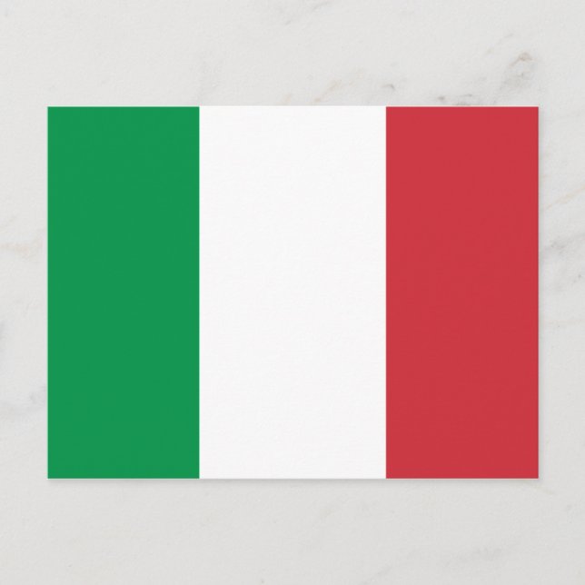 Flag of Italy Postcard (Front)