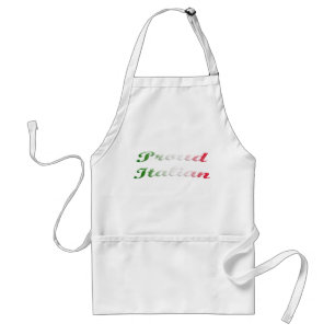 Flag of Italy. Proud Italian. Standard Apron