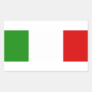 Flag of Italy Rectangular Sticker