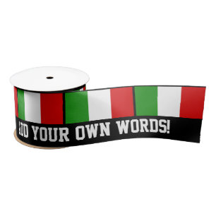 Flag of Italy Satin Ribbon