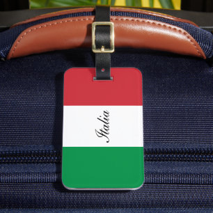 Flag of Italy Traveller Luggage Tag