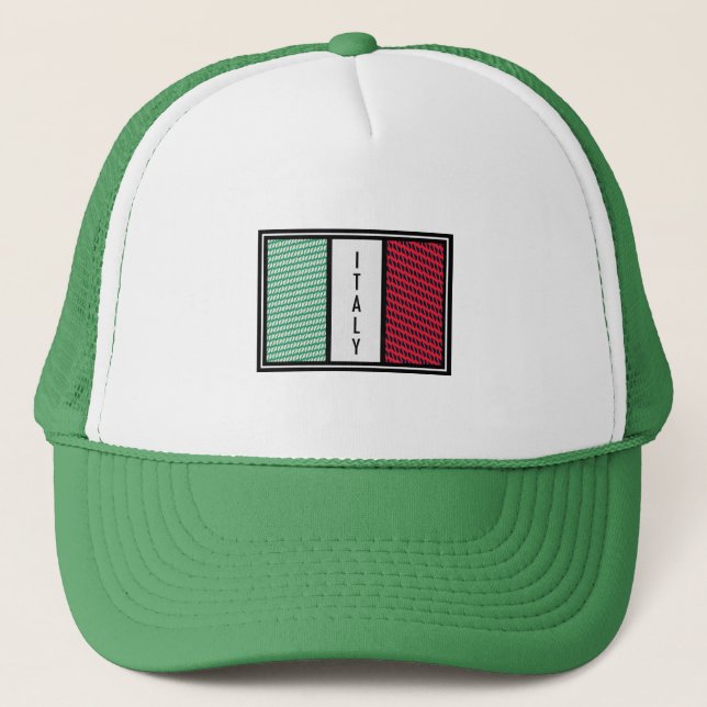 Flag of Italy Trucker Hat (Front)