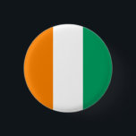 Flag of Ivory Coast 3 Cm Round Badge<br><div class="desc">Flag of Ivory Coast</div>