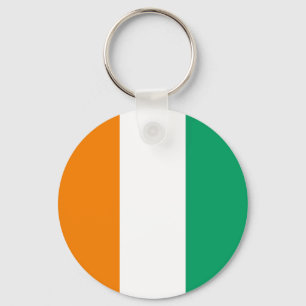 Flag of Ivory Coast Key Ring