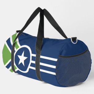 Flag of Jackson, Tennessee Duffle Bag