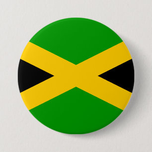 Flag of Jamaica 7.5 Cm Round Badge