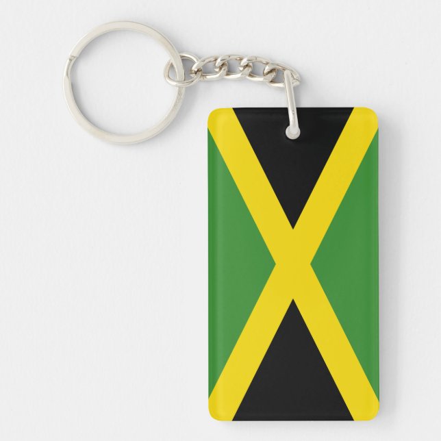 Flag of Jamaica Key Ring (Front)