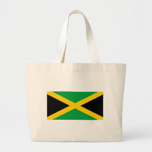 Flag of Jamaica Large Tote Bag