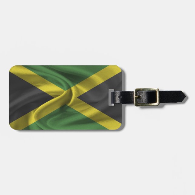 Flag Of Jamaica Luggage Tag (Front Horizontal)