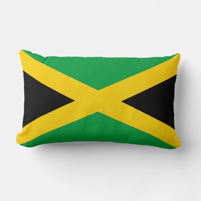 Flag of Jamaica Lumbar Cushion (Front)