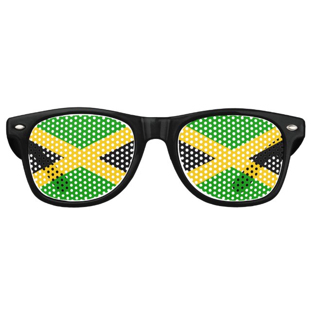 Flag of Jamaica Retro Sunglasses (Front)