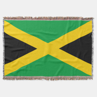 Flag of Jamaica Throw Blanket