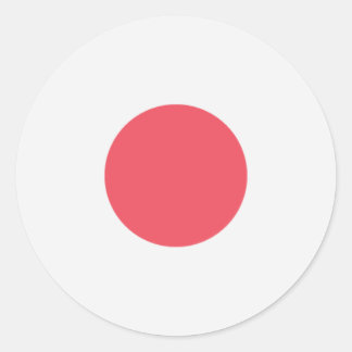 Flag of Japan Classic Round Sticker