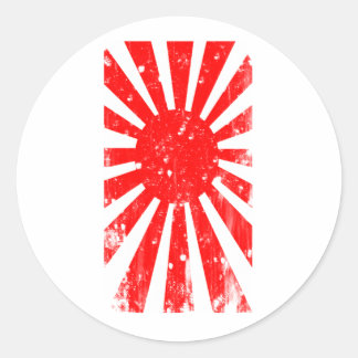 Flag of Japan Classic Round Sticker