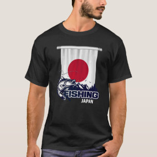 Flag Of Japan  Fishing In Japan Fishing T-Shirt