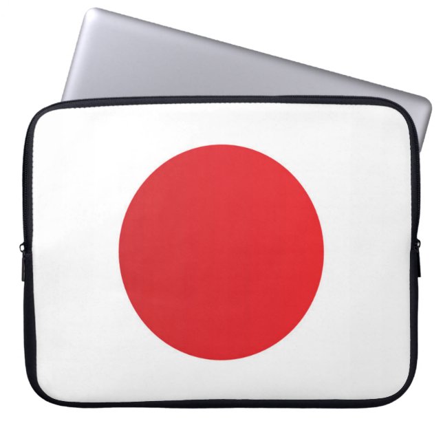 Flag of Japan Laptop Sleeve (Front)