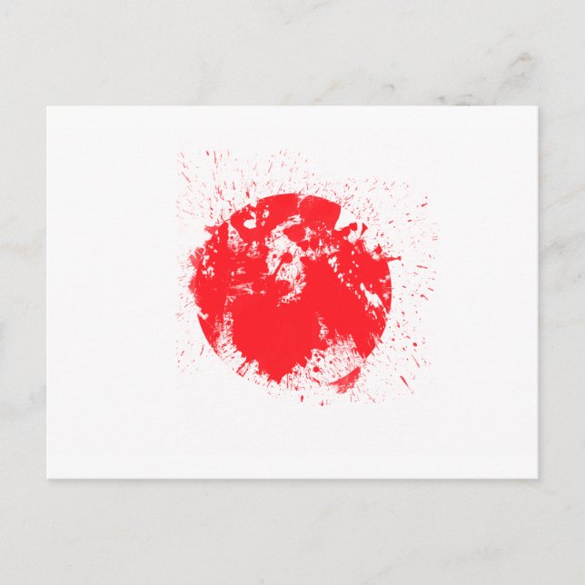 Flag of Japan Postcard (Front)