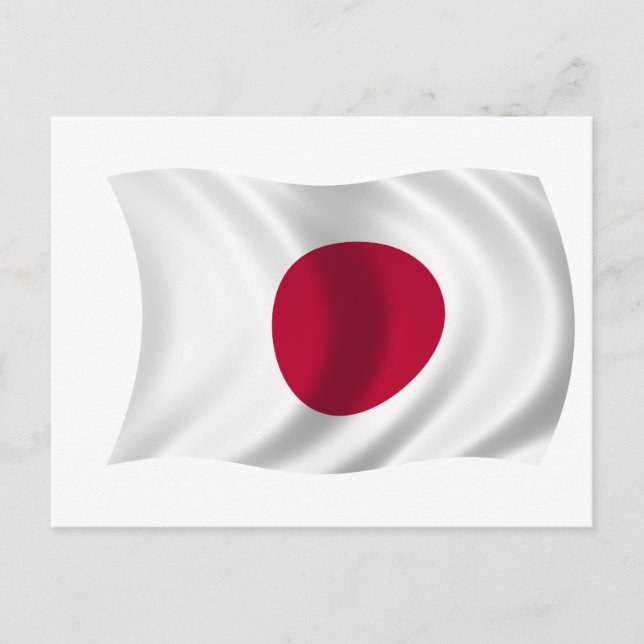 Flag of Japan Postcard (Front)