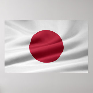 Flag of Japan Poster