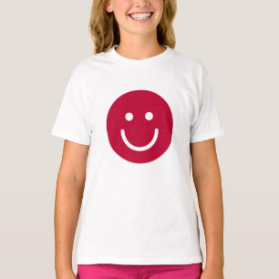 Flag of Japan with Smile face T-Shirt