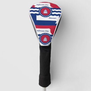 Flag of Jefferson city, Missouri Golf Head Cover