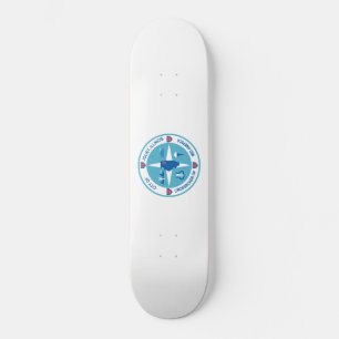Flag of Joliet (Illinois) Skateboard
